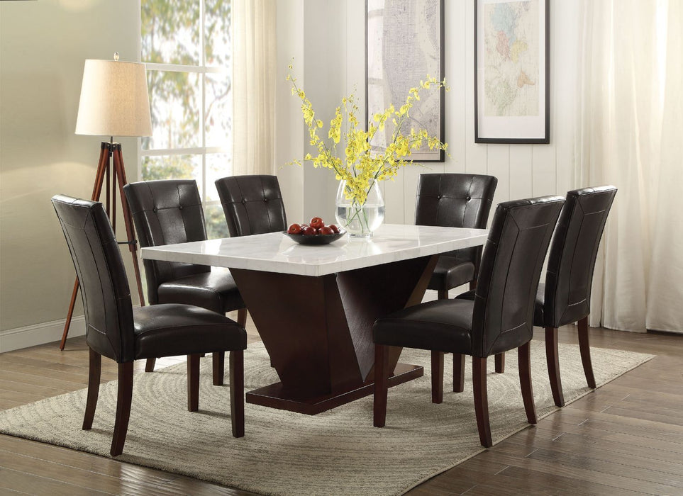 ACME Forbes Dining Table W/Marble Top 72120