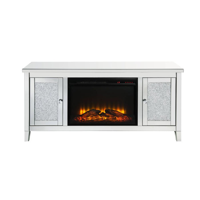 ACME Noralie Tv Stand W/Fireplace 91770