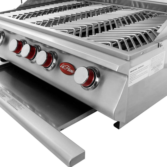 CalFlame BBQ Built In Grills Convection 4 BURNER LP - BBQ19874CP